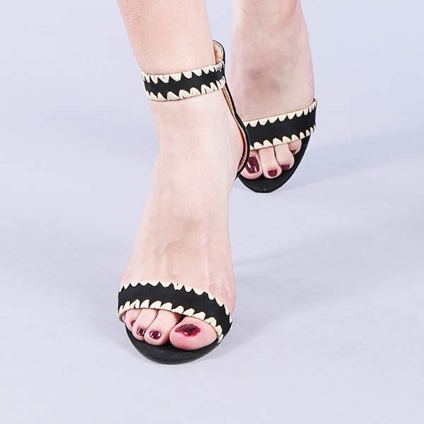 Sandale dama Usaghi negre, 2 - Kalapod.net